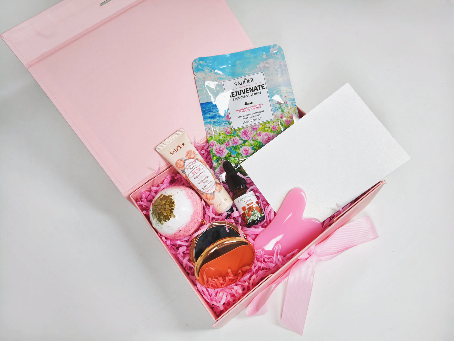 Pink Rose Romance Self-Care Gift Box – Romantic Pampering Edition