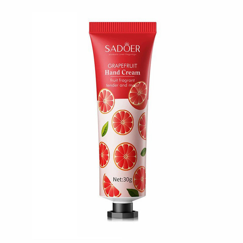 Grapefruit Hand Cream – Fresh Fruity Fragrant Hand Lotion, Tender Moisturizing Formula, 30g for Daily Hand Care