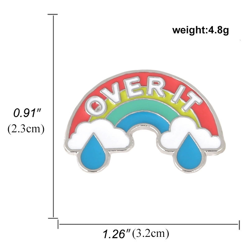 Creative Cartoon Metal Enamel Pins – Multiple Styles to Choose
