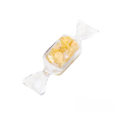 Natural Crystal Chip Candy-Shaped Mini Decorations – Multiple Crystal Options