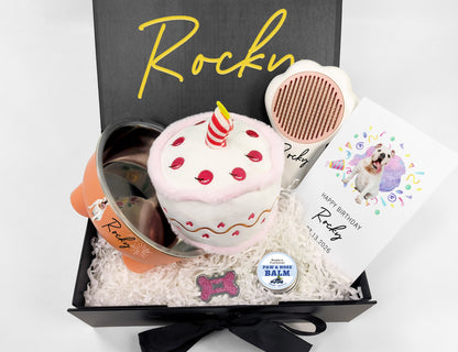 Custom Dog Birthday Celebration Gift Box