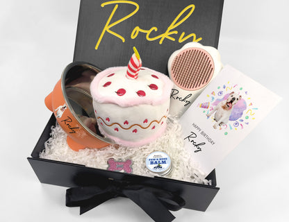 Custom Dog Birthday Celebration Gift Box