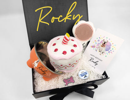 Custom Dog Birthday Celebration Gift Box