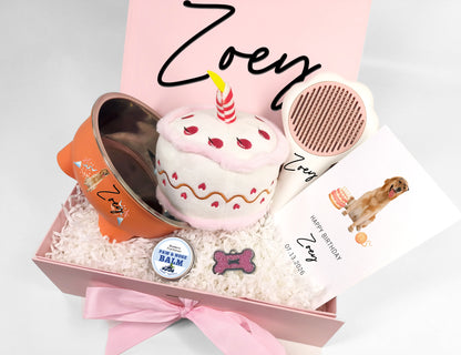 Custom Dog Birthday Celebration Gift Box