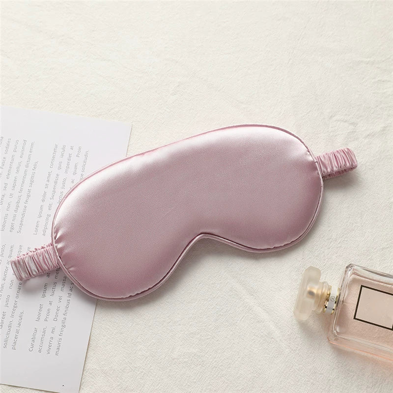 Double-Sided Silk-Like Light-Blocking Eye Mask – Multiple Color Options