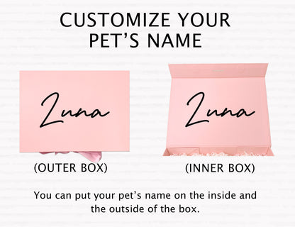 Custom Dog Welcome Home Essentials Gift Box