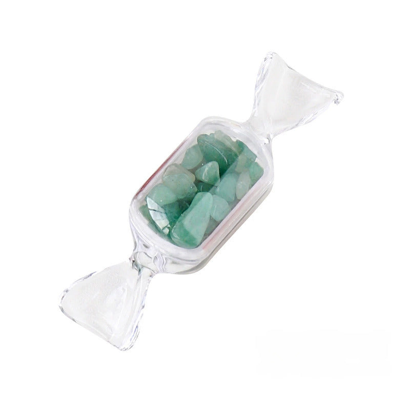 Natural Crystal Chip Candy-Shaped Mini Decorations – Multiple Crystal Options