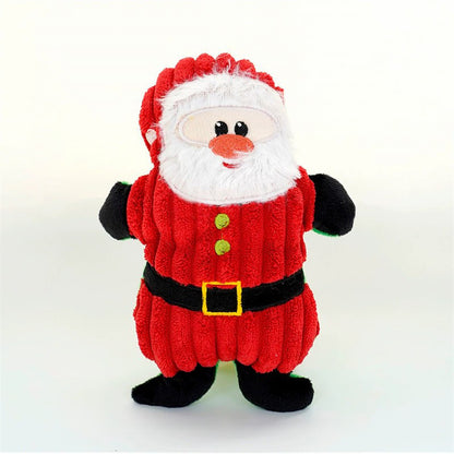 Christmas Pet Plush Squeaky Toys – Chew-Resistant, Multiple Festive Styles