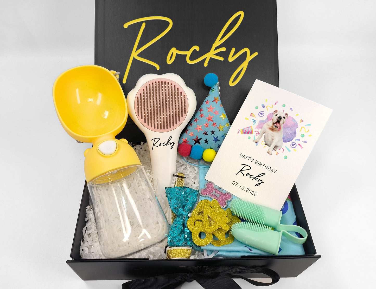 Custom Dog Birthday On-the-Go Gift Box