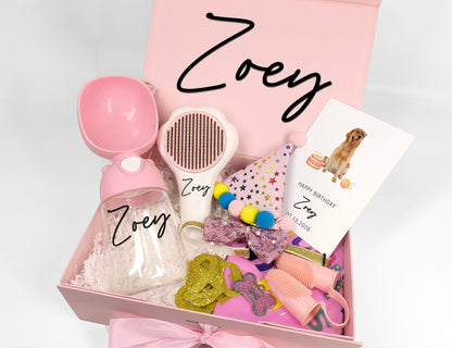 Custom Dog Birthday On-the-Go Gift Box