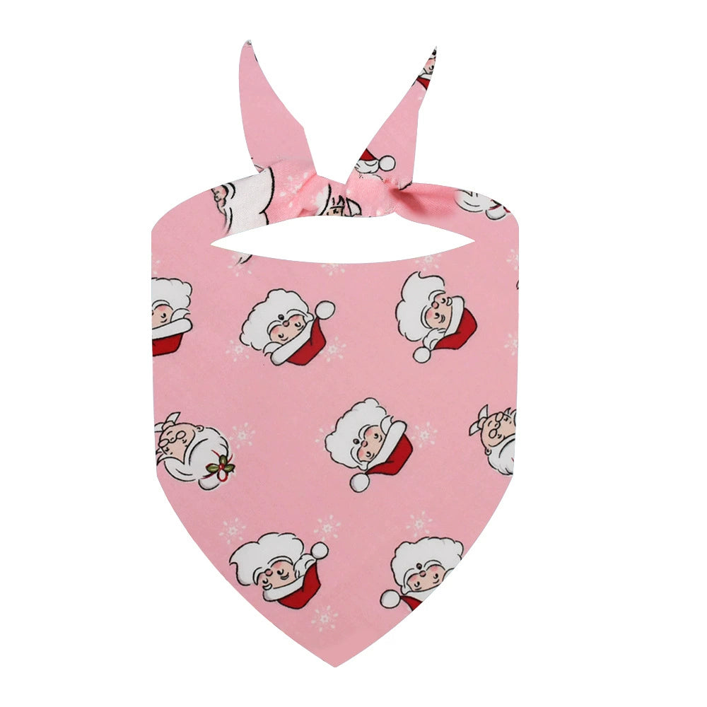 Christmas Pet Bandana (Polyester) – Multiple Festive Designs
