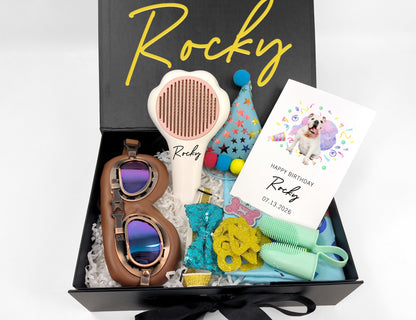 Custom Dog Birthday Adventure Gift Box