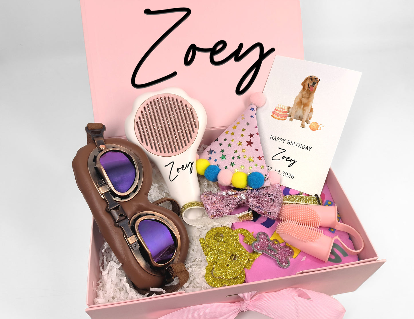 Custom Dog Birthday Adventure Gift Box