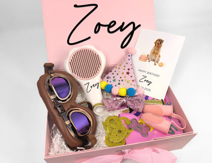 Custom Dog Birthday Adventure Gift Box