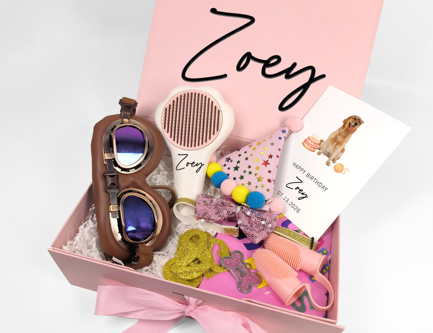 Custom Dog Birthday Adventure Gift Box