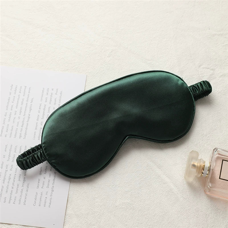Double-Sided Silk-Like Light-Blocking Eye Mask – Multiple Color Options