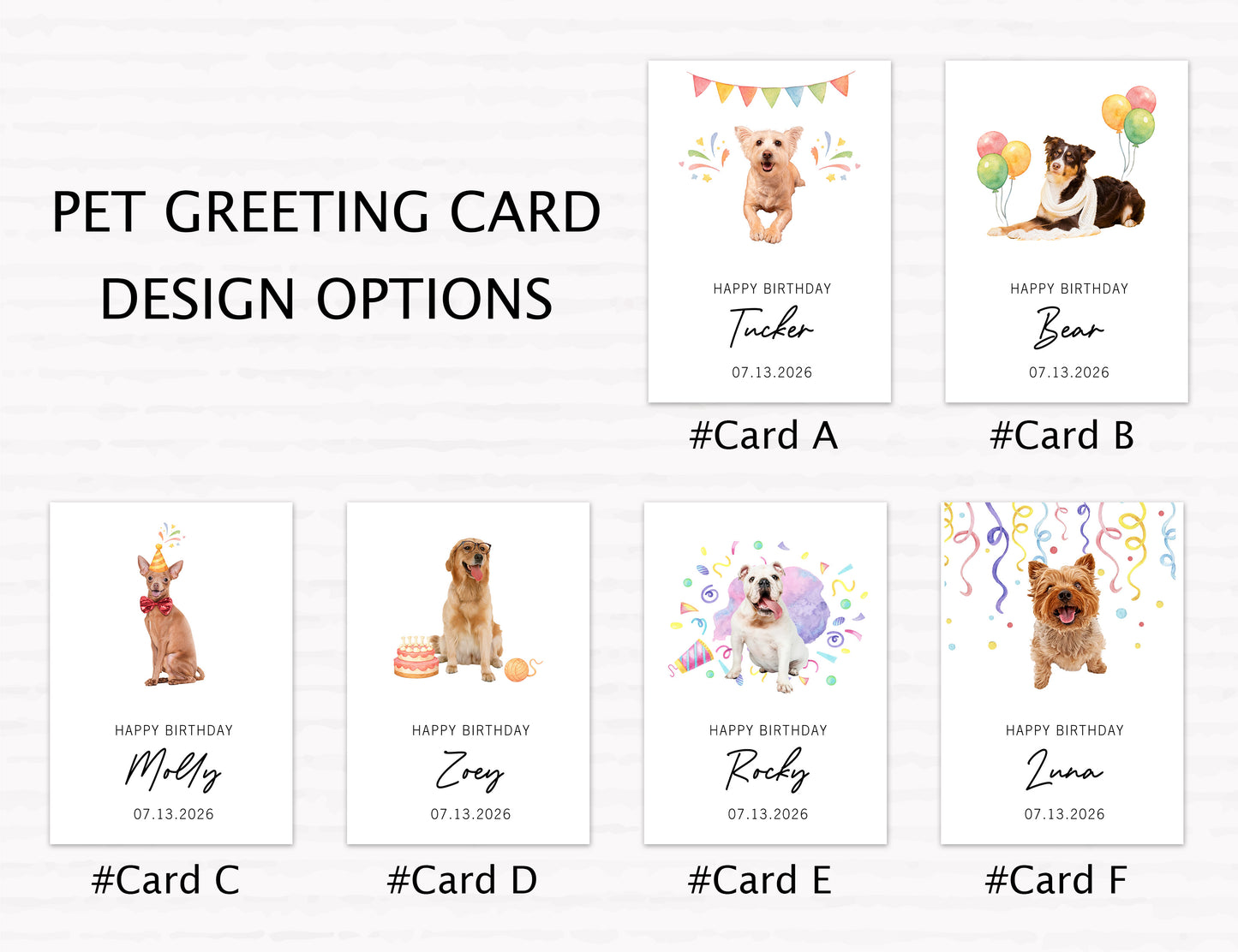 Custom Dog Birthday Celebration Gift Box