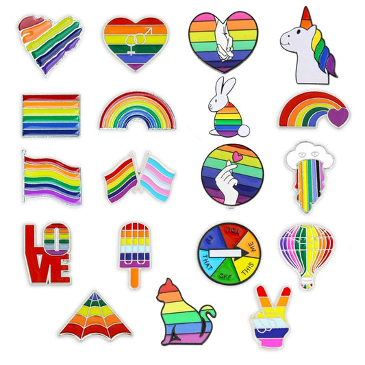 Creative Cartoon Metal Enamel Pins – Multiple Styles to Choose