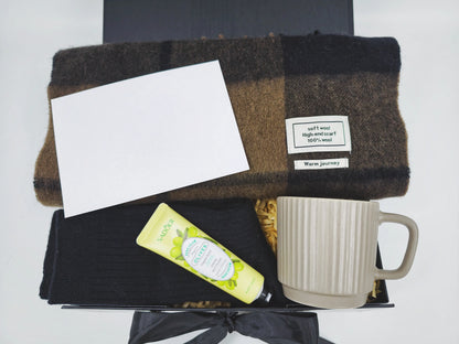 Warm Woolen Men’s Cozy Winter Care Gift Box – Retirement & Appreciation Edition