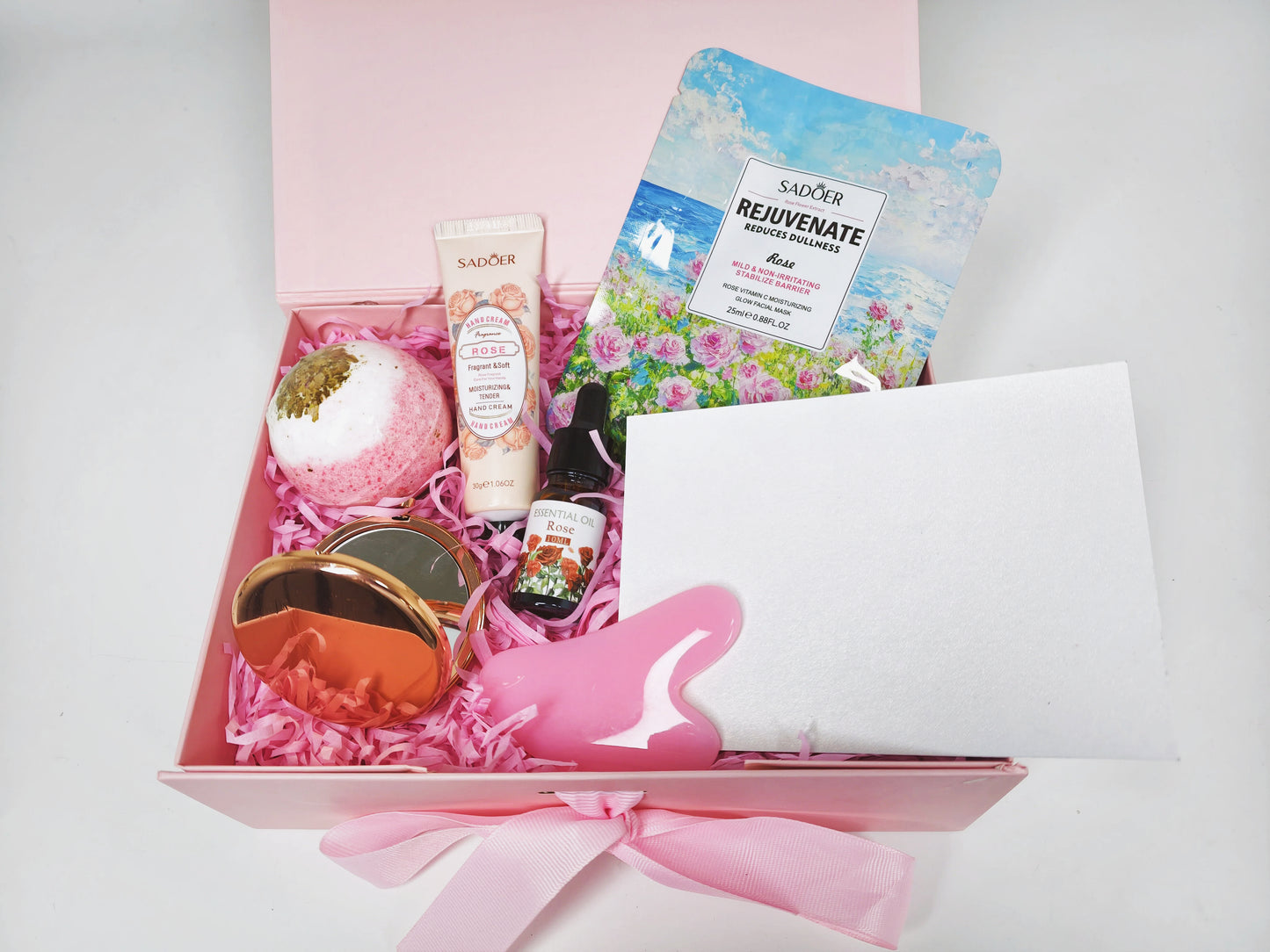 Pink Rose Romance Self-Care Gift Box – Romantic Pampering Edition