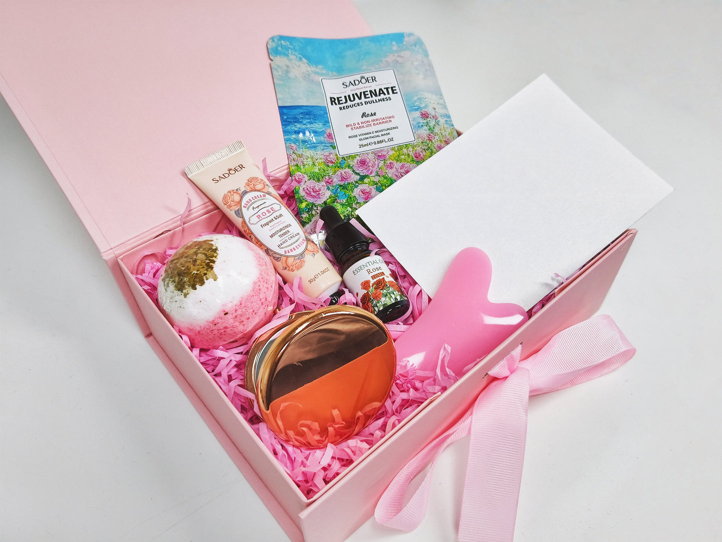 Pink Rose Romance Self-Care Gift Box – Romantic Pampering Edition