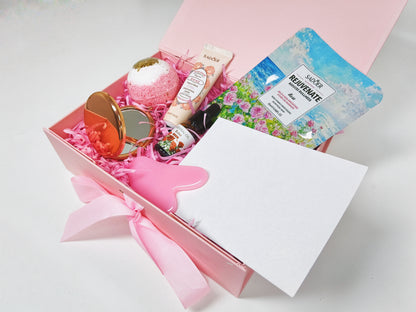 Pink Rose Romance Self-Care Gift Box – Romantic Pampering Edition