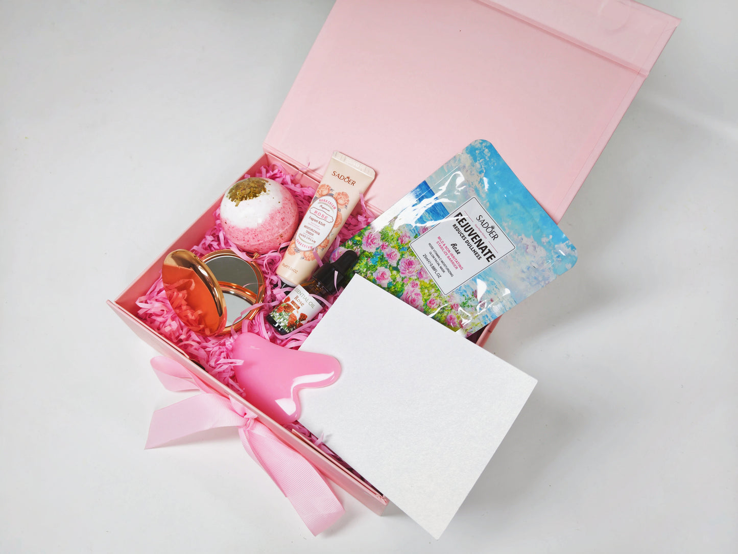 Pink Rose Romance Self-Care Gift Box – Romantic Pampering Edition