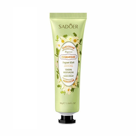 Chamomile Hand Cream – Tender Moisturizing Fragrant Hand Lotion, Soothing Chamomile Scent, 30g for Daily Hand Care