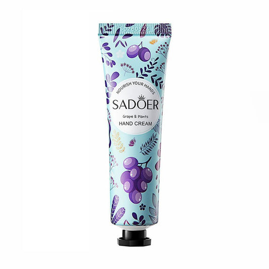 Grape & Plants Hand Cream – Nourishing Fruity Fragrant Hand Lotion, Rich Grape Scent, 30g for Daily Hand Care