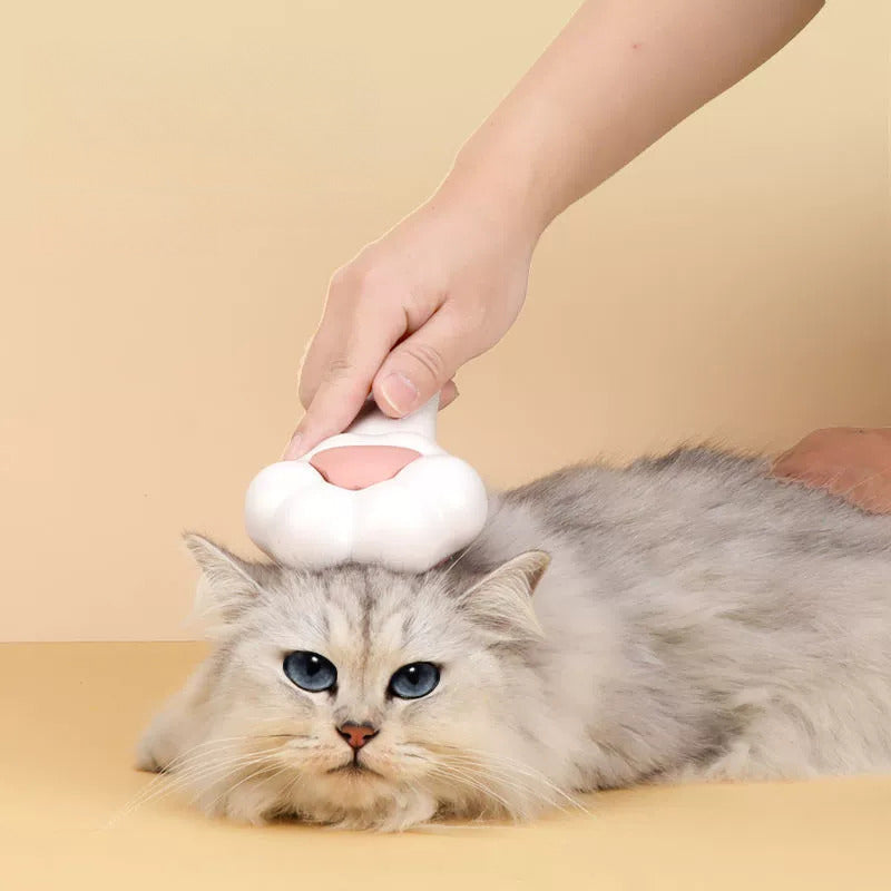 Paw-shaped Pet 2-in-1 Comb (Grooming & Massage) – For Dogs & Cats