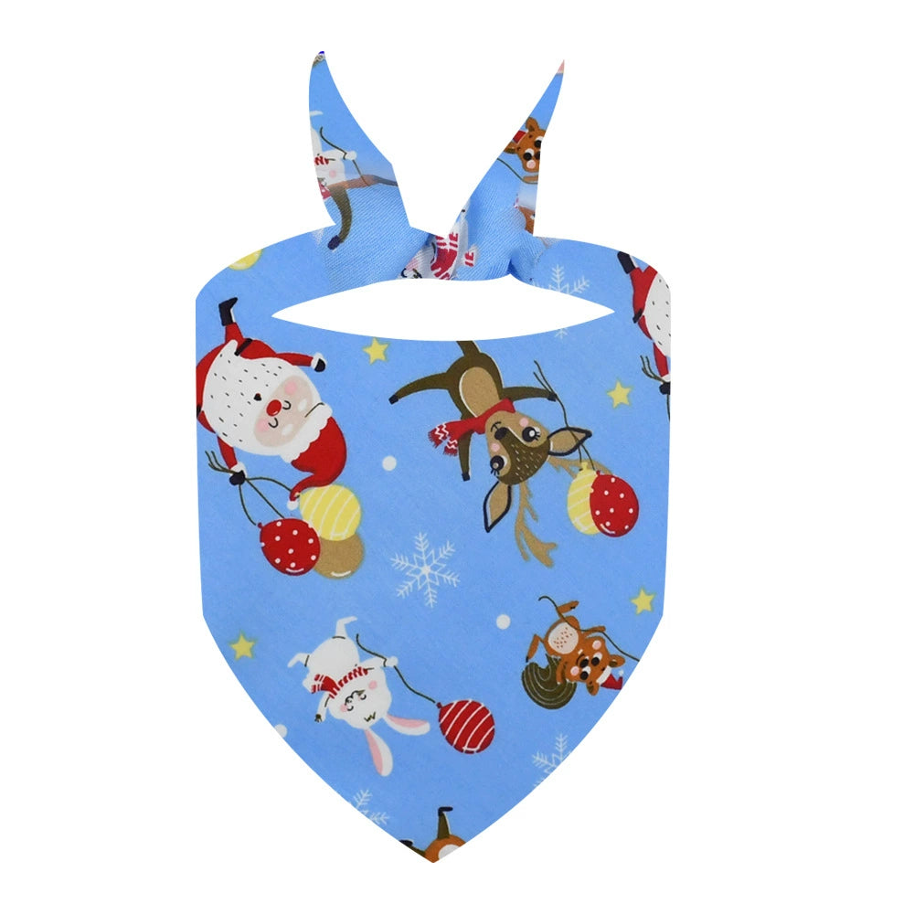 Christmas Pet Bandana (Polyester) – Multiple Festive Designs