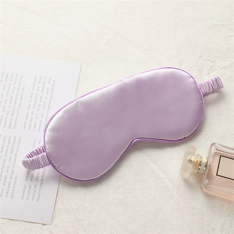 Double-Sided Silk-Like Light-Blocking Eye Mask – Multiple Color Options