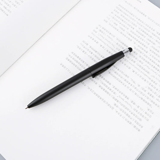Multifunctional Touch Screen & Writing Plastic Spray Ballpoint Pen (Short Style) – Promotional Gift Pen