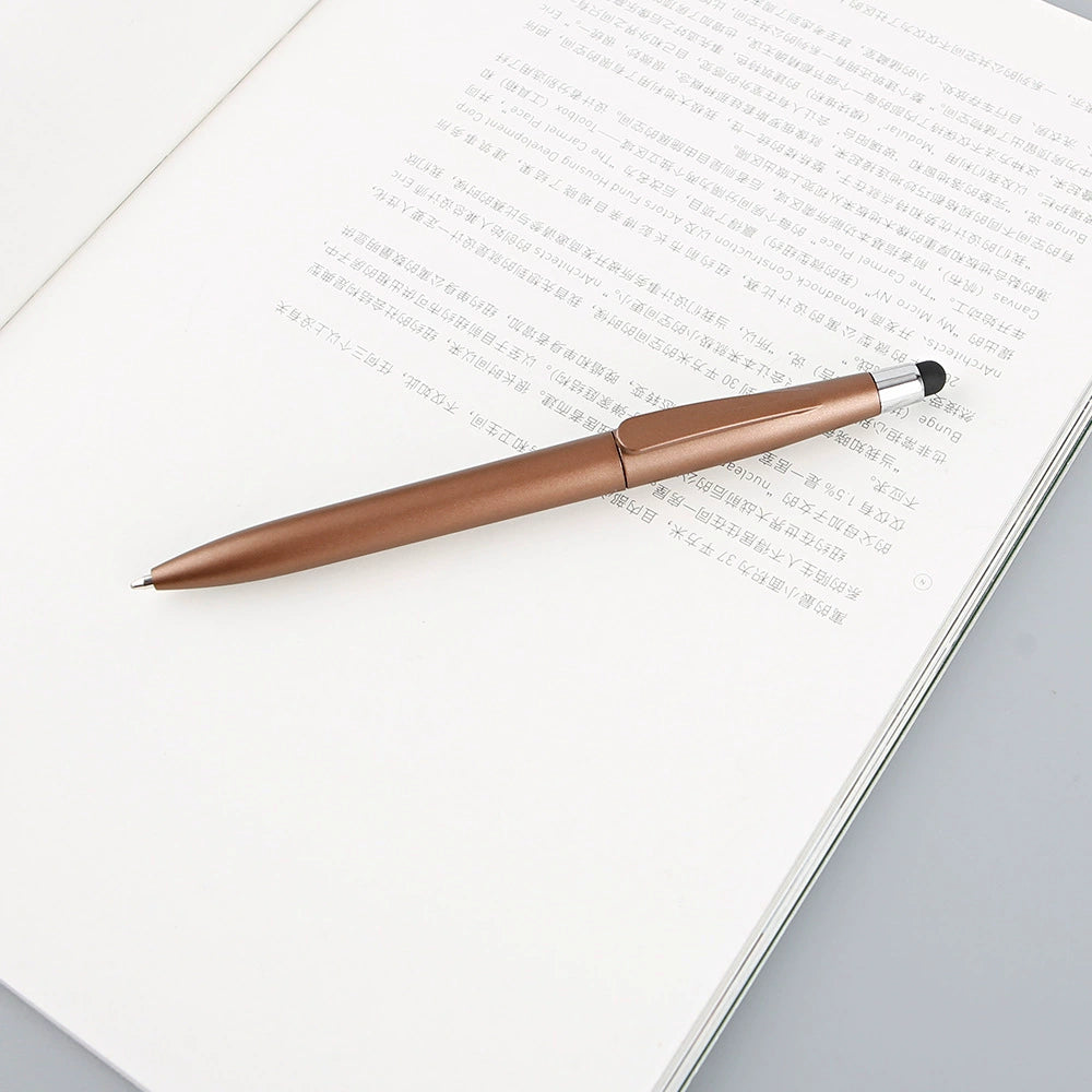 Multifunctional Touch Screen & Writing Plastic Spray Ballpoint Pen (Short Style) – Promotional Gift Pen